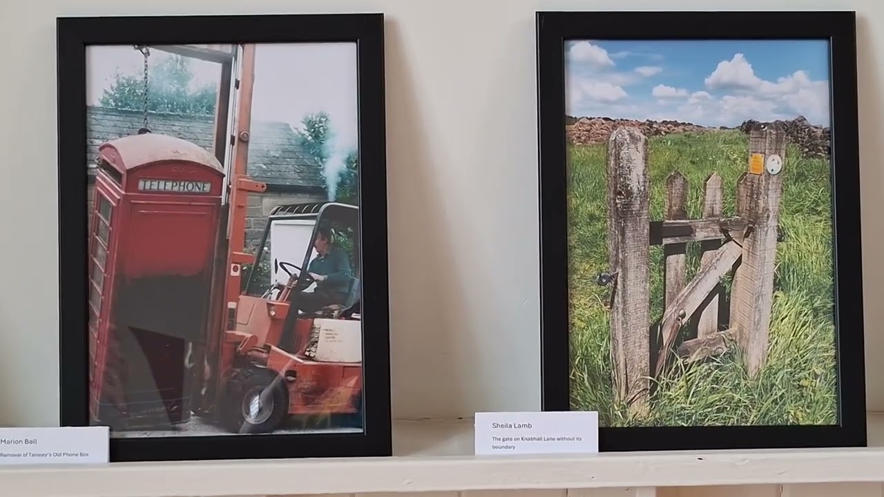 Framed photos entered for Discovering Tansley