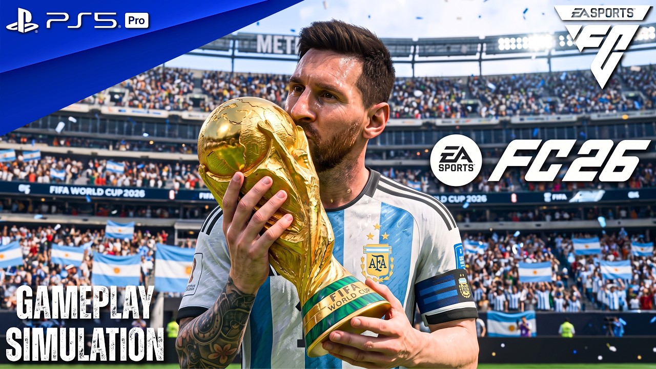 FC 26 &mdash; Испания против Аргентины &mdash; Финал Чемпионата мира 2026: симуляция игрового процесса | PS5 ...
