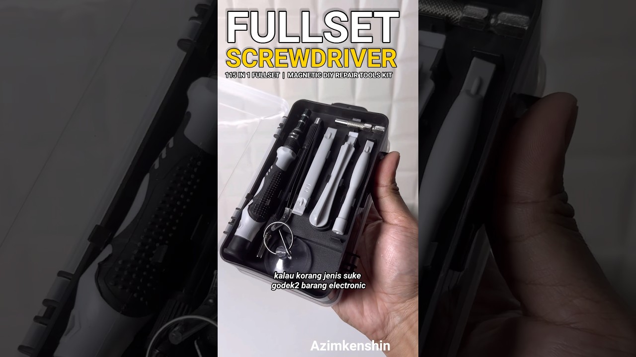 Screw driver 1 set utk repair device.Check link bio aku🔗(13) 