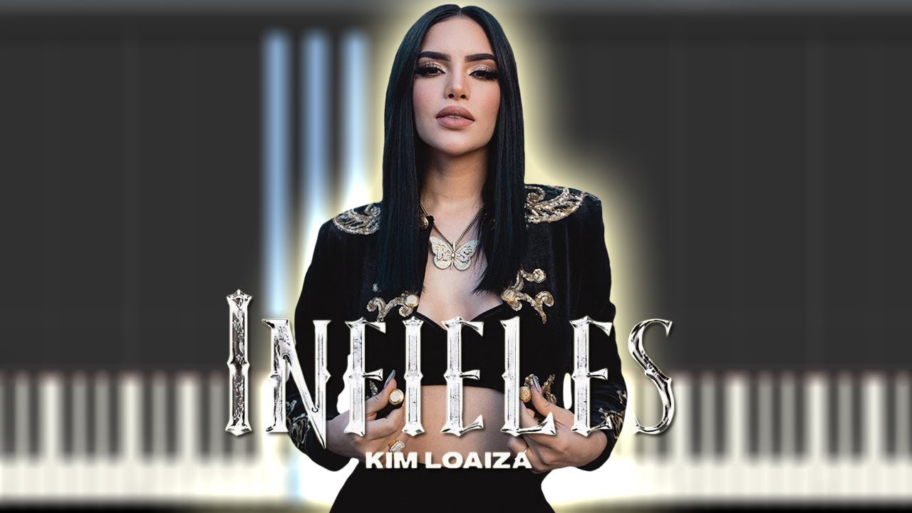 Kim Loaiza - INFIELES | Instrumental Piano Tutorial / Partitura / Karaoke / MIDI