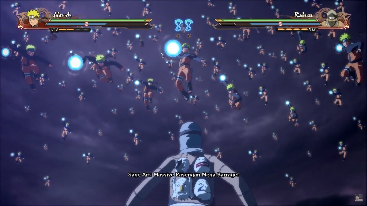 Sage Art : Massive Rasengan Mega Barrage