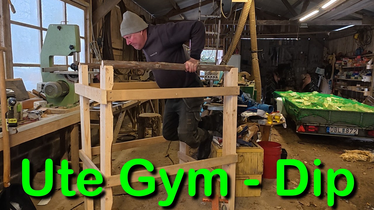 Ute Gym bygga dipställning (bygga ett ute gym)