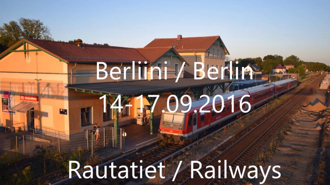 Berliini 2016 rautatiet