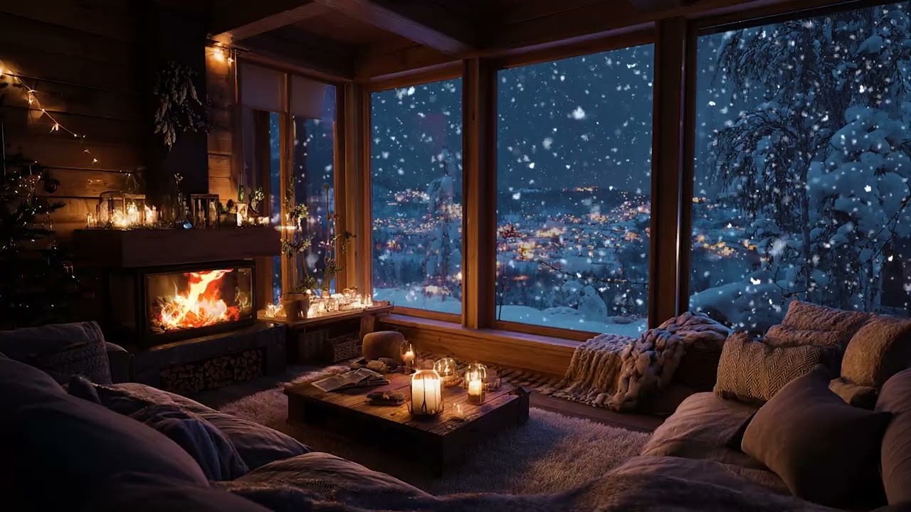 Fall Asleep Fast ❄️ Soft Snowfall & Whispering Winter Wind for Deep Relaxation and Inner Peace