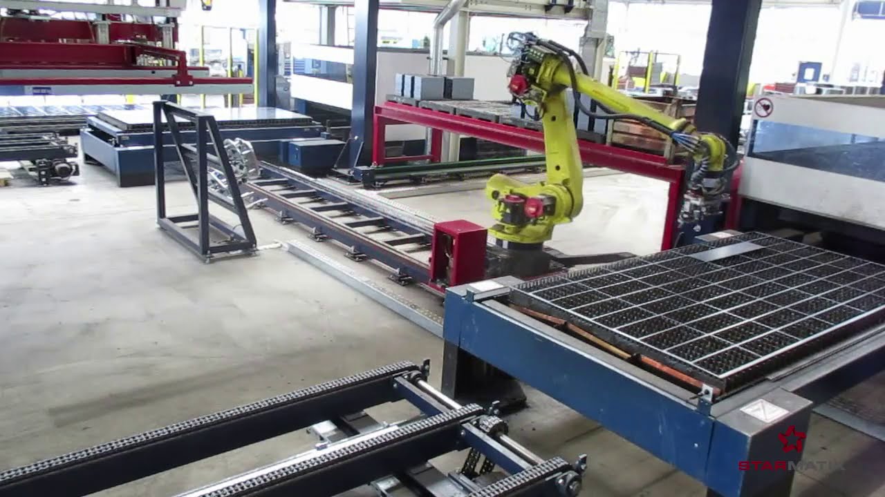 Laser sorting & loading/unloading system - Starmatik