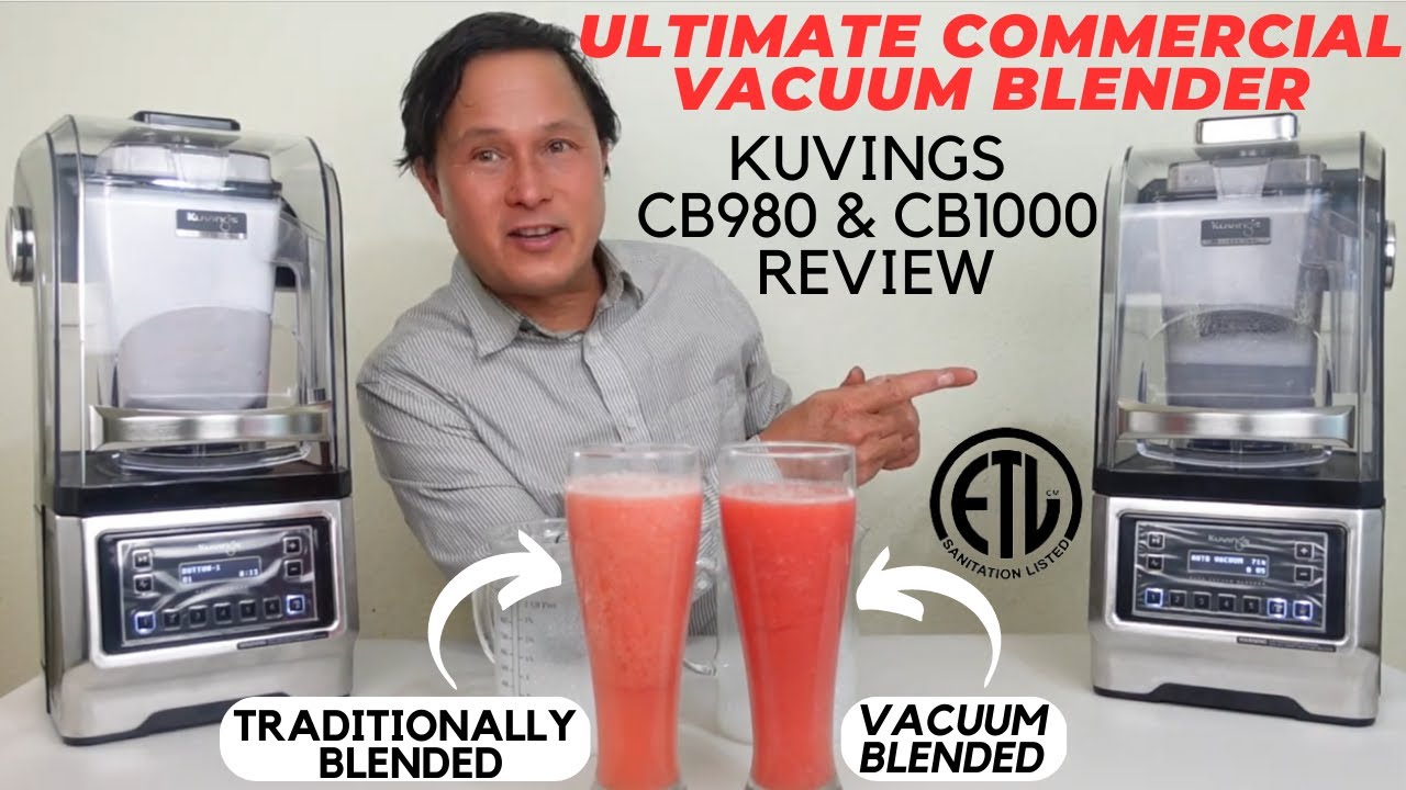 Fast & Quiet Blending: Kuvings Commercial Vacuum Blender CB1000 Review