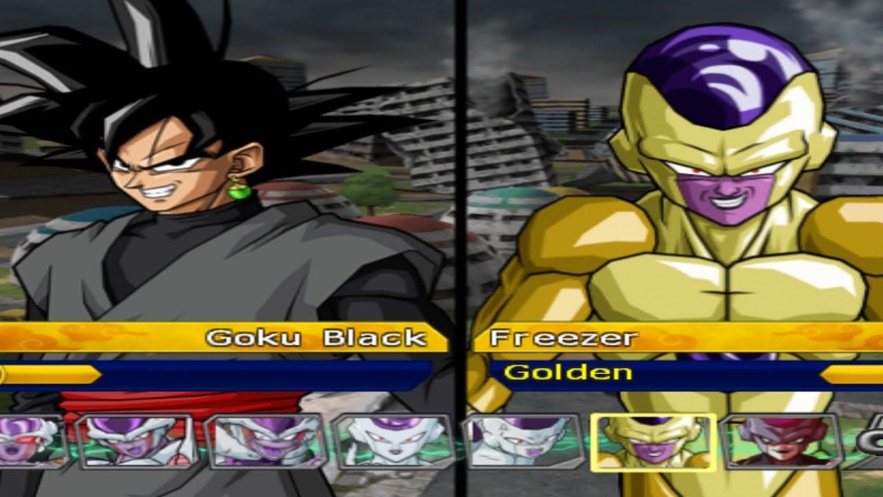Goku Black Vs Golden Frieza - Dragon Ball Z Budokai Tenkaichi 3 V7 Update