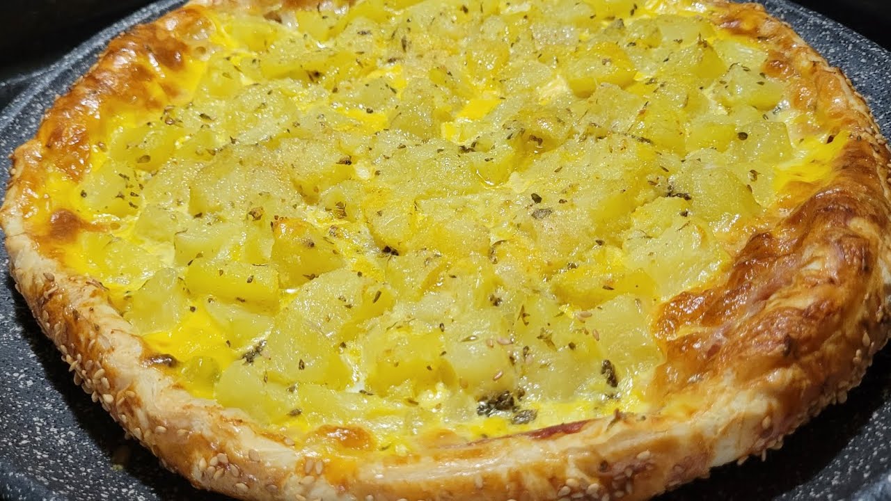 TORTA SALATA PROSCIUTTO E PATATE 🥔 ricetta facile e con pochi ingredienti!! 