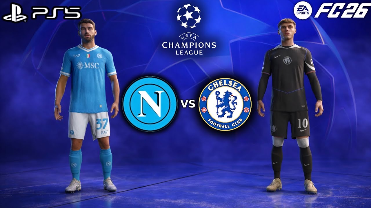 FC26 - Napoli vs Chelsea | UEFA Champions League 25/26 Full Match | {4K60}