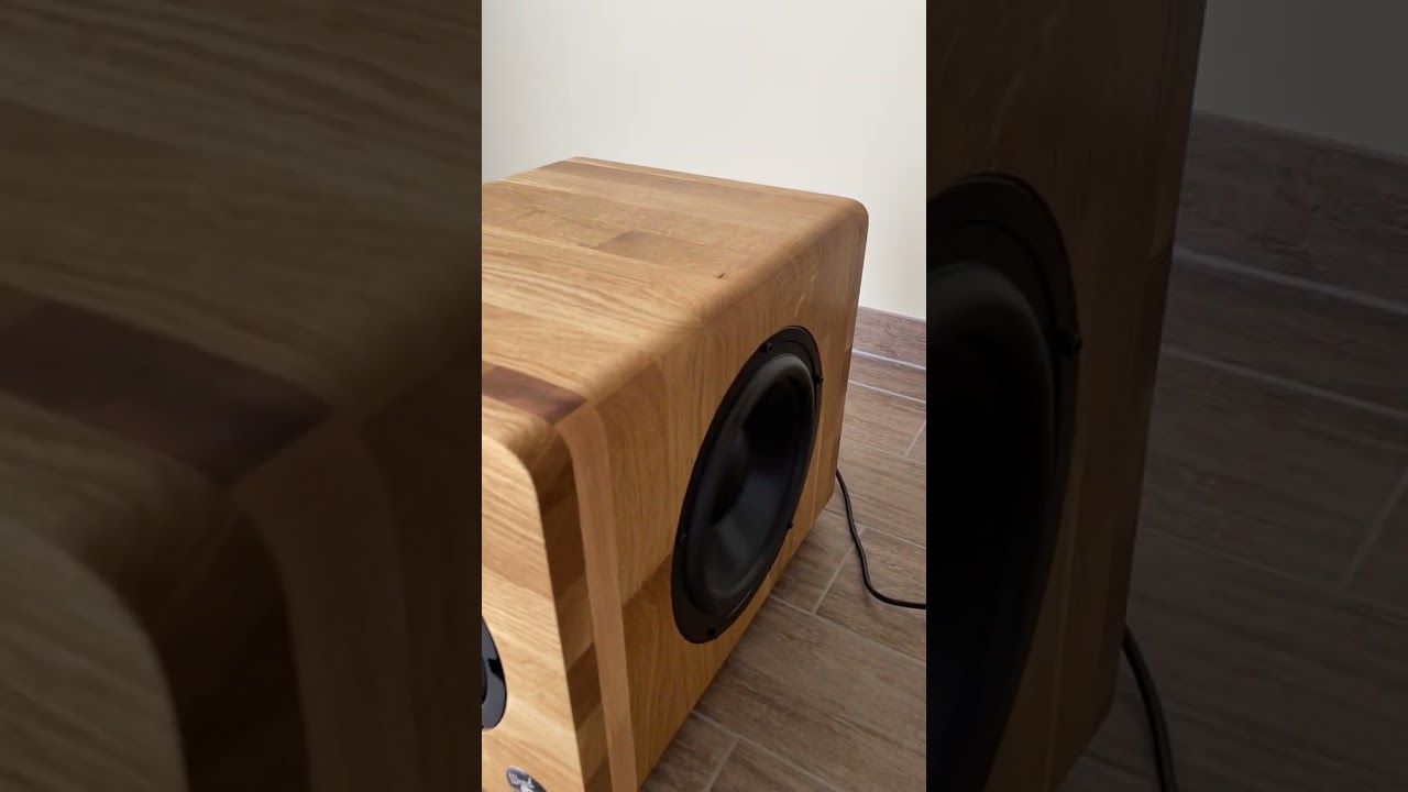 SoundBox70 2.1 bluetooth speaker with active 8 inch Dayton Audio subwoofer and two passive radiators