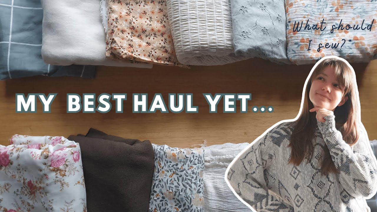 Sustainable Fabric Haul & Winter Sewing Catch-Up | Sewing Project Inspiration