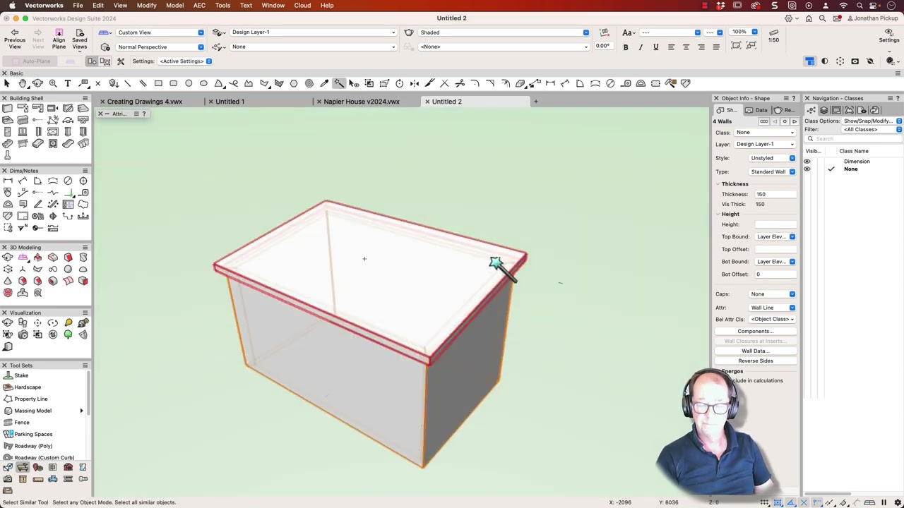 Создание кровельных поверхностей в Vectorworks #jonathanpickup