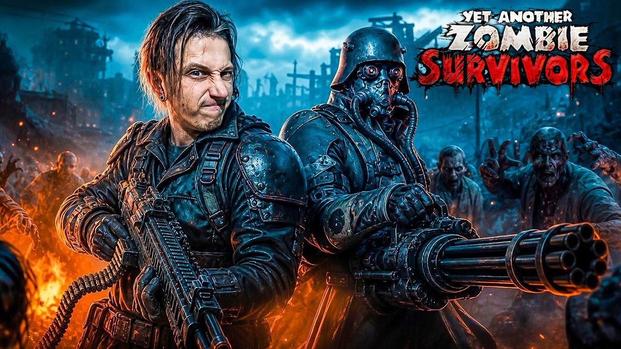 🔥 ШИКАРНЫЙ МИНИГАН ПРОТИВ ОРДЫ ЗОМБИ! | Yet Another Zombie Survivors