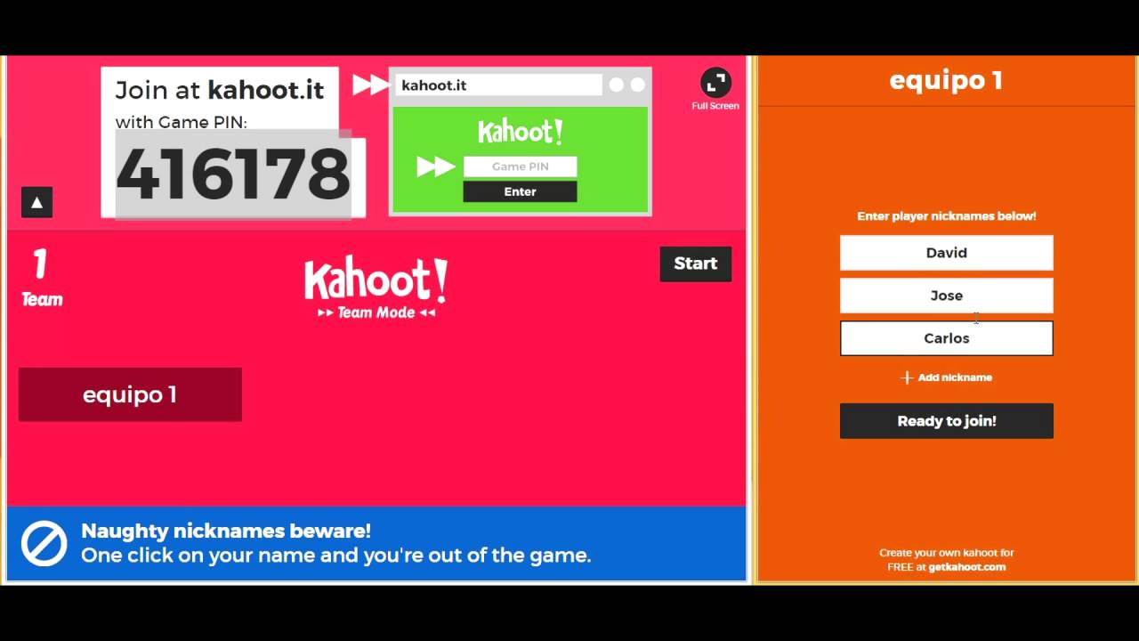 KAHOOT - NOVEDAD MODO EQUIPO / TEAM MODE