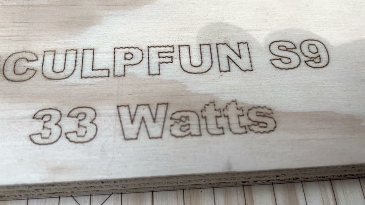 Sculpfun S9 33 Watt Upgrade Kit Observations