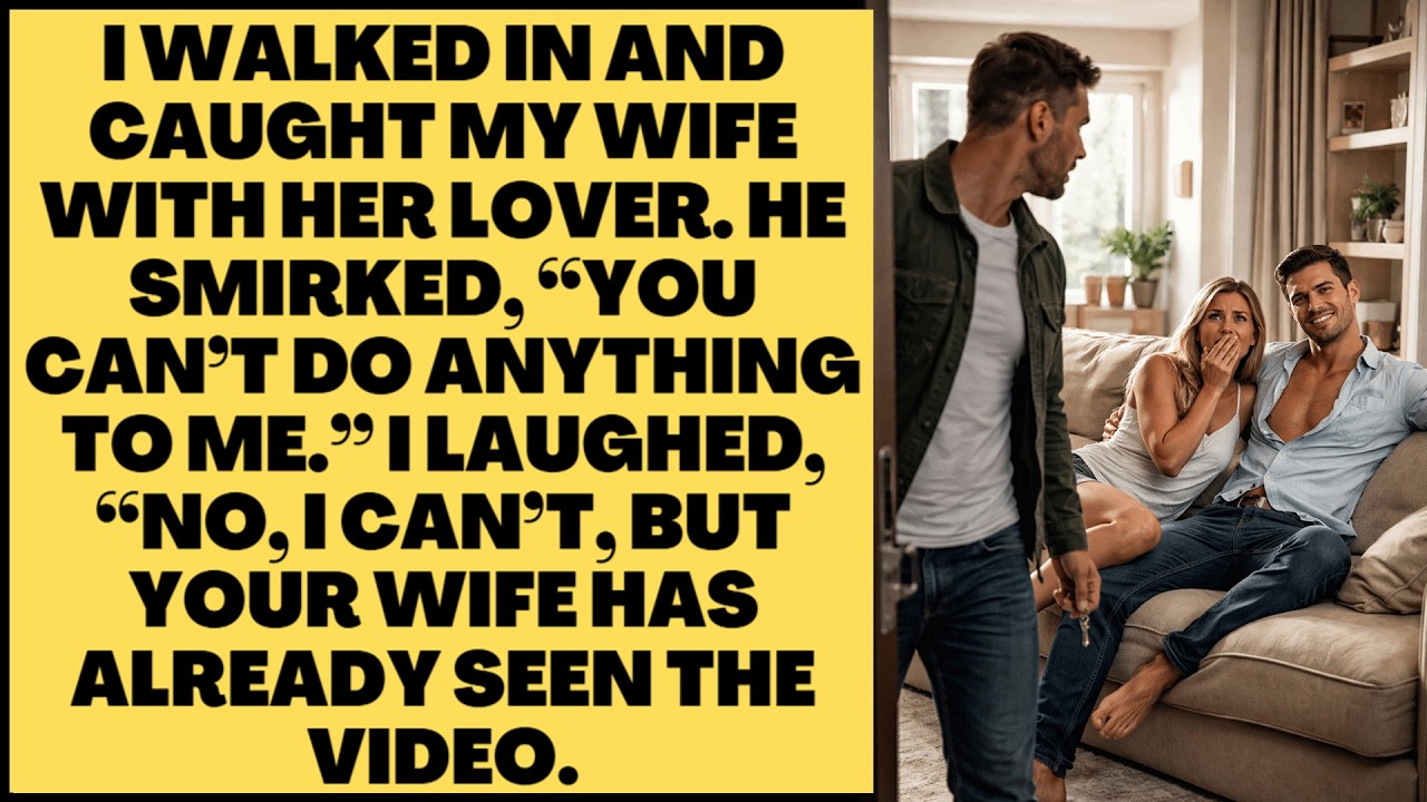 I walked in and caught my wife with her lover. He smirked, “you can’t do anything ...