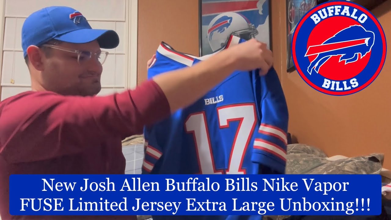 New Josh Allen Buffalo Bills Nike Vapor FUSE Limited Jersey Extra Large Unboxing!!!