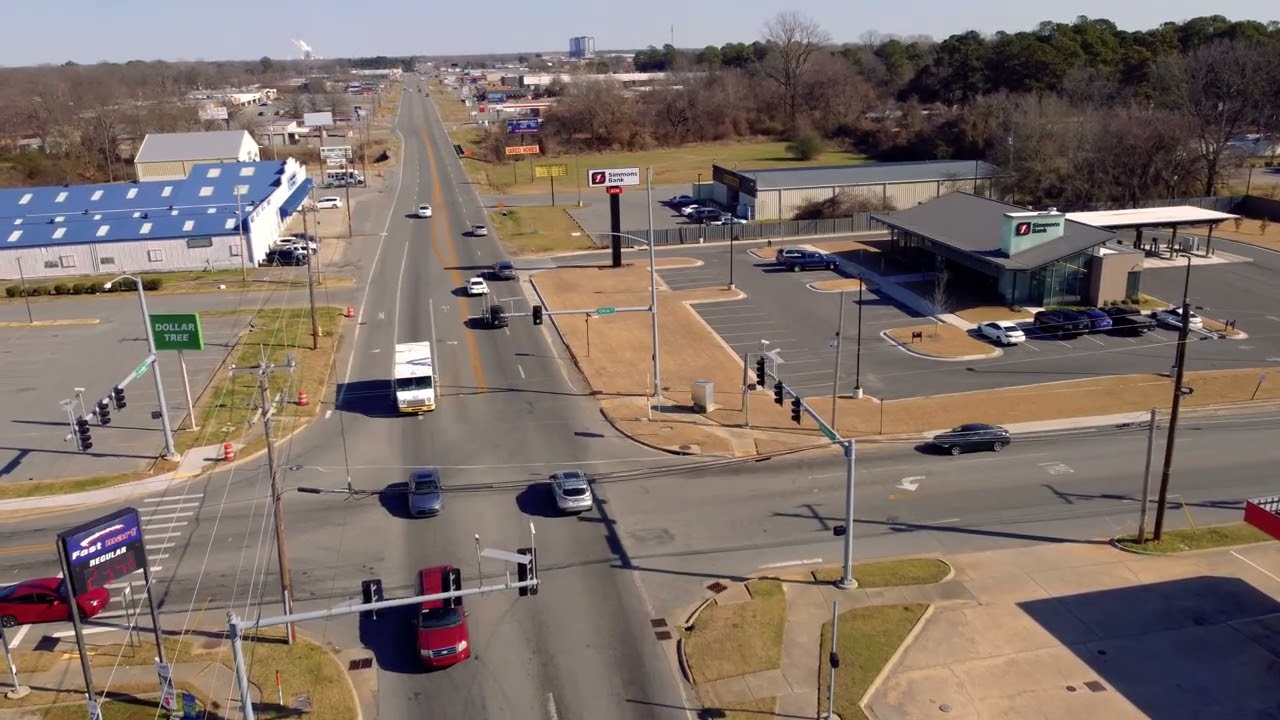 Pine Bluff, Arkansas from Above 2 | Drone Stories - K&C Network