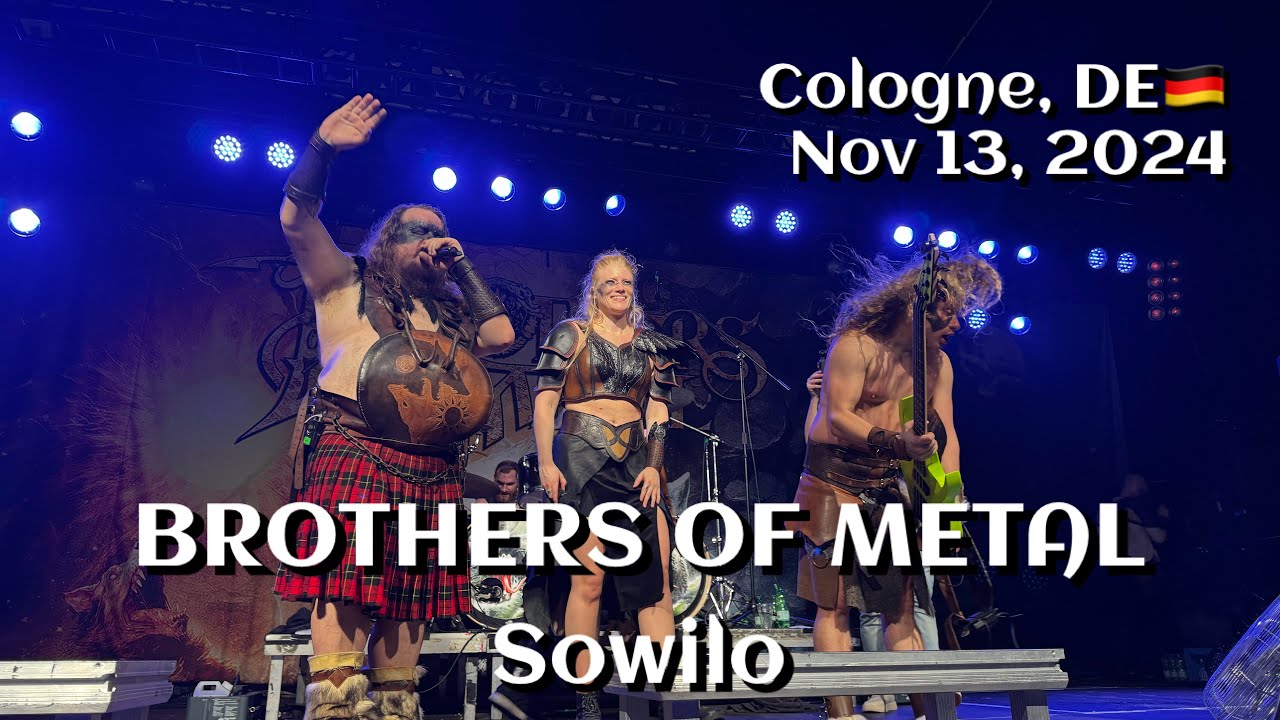 Brothers of Metal - Sowilo @Live Music Hall, Cologne, DE🇩🇪 November 13, 2024 LIVE HDR 4K