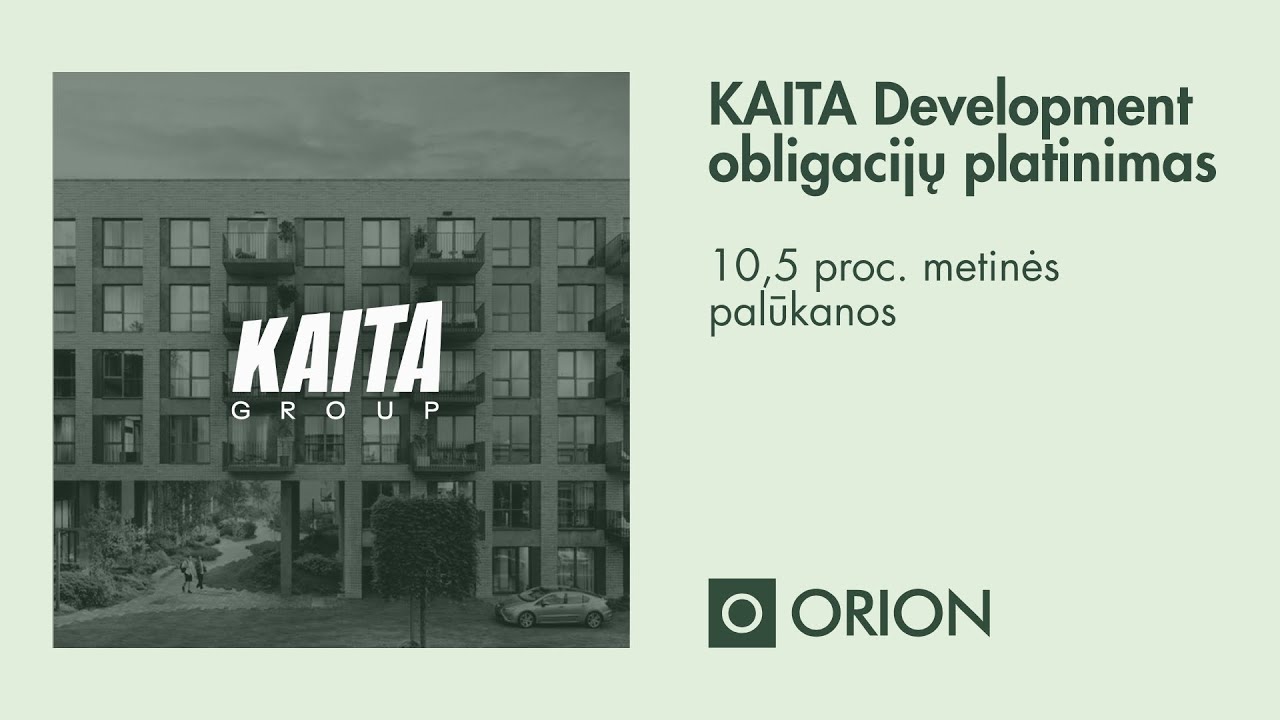 KAITA Development | 10,5 % obligacijų emisija | Pristatymas investuotojams