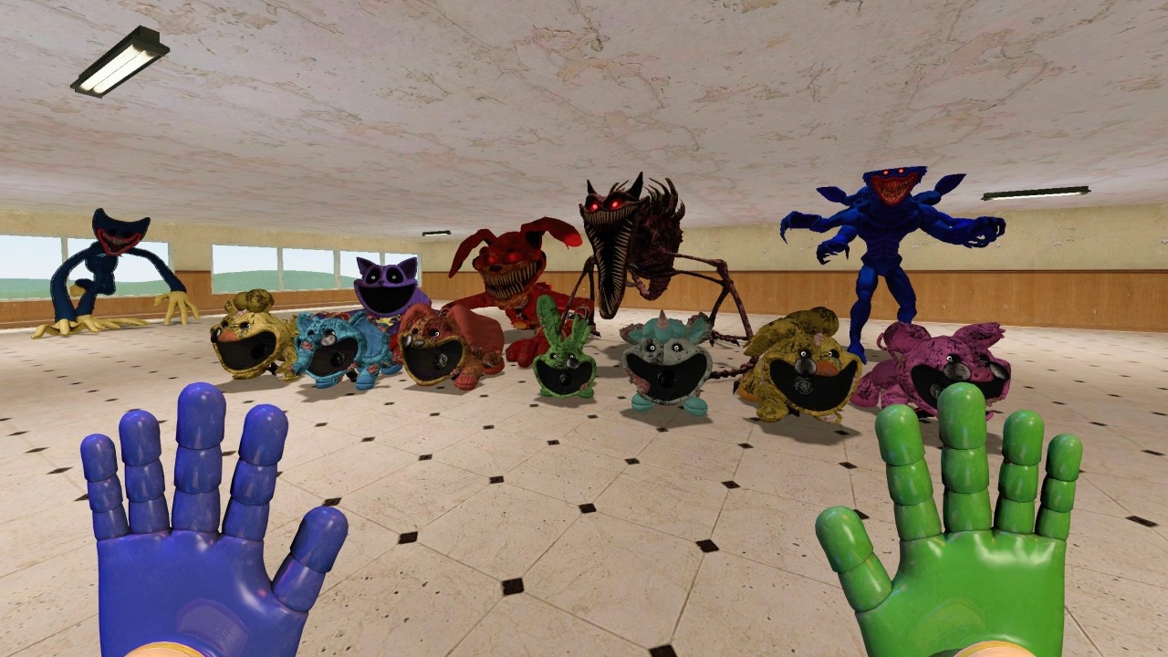 Surviving All Smiling Critters Poppy Playtime | Garry's Mod