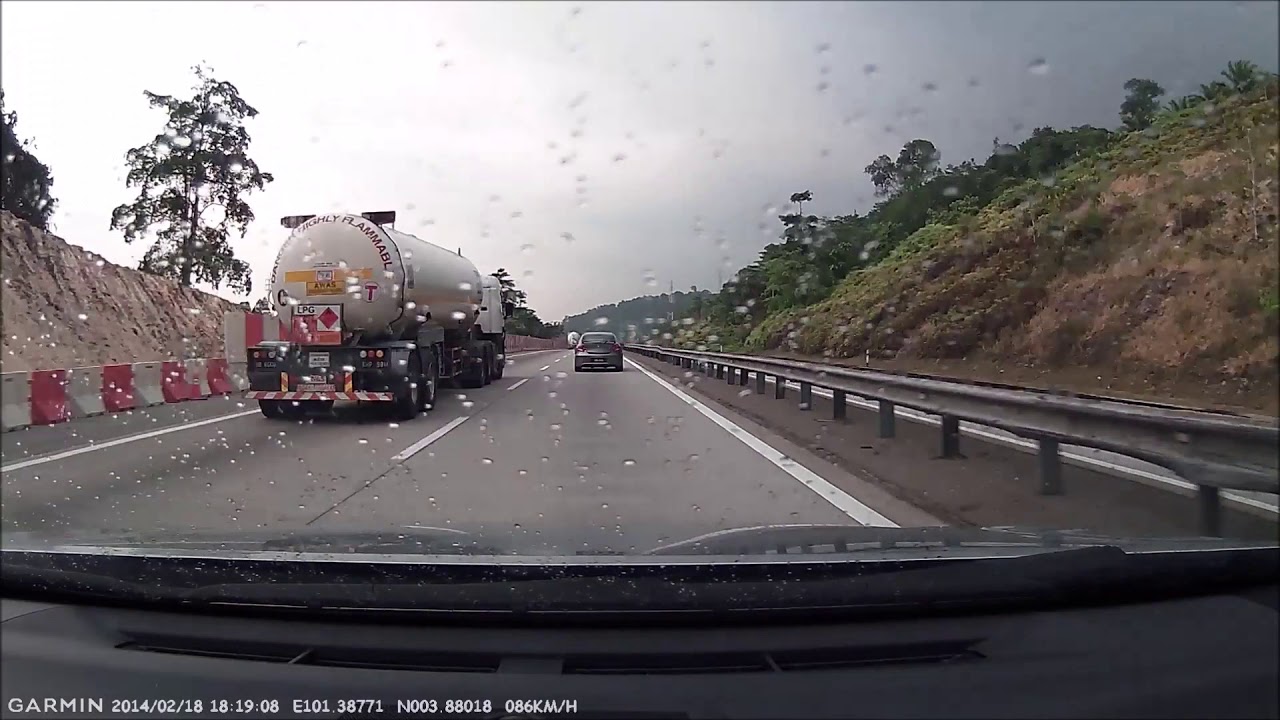 6 minutes time lapse Johor to Penang