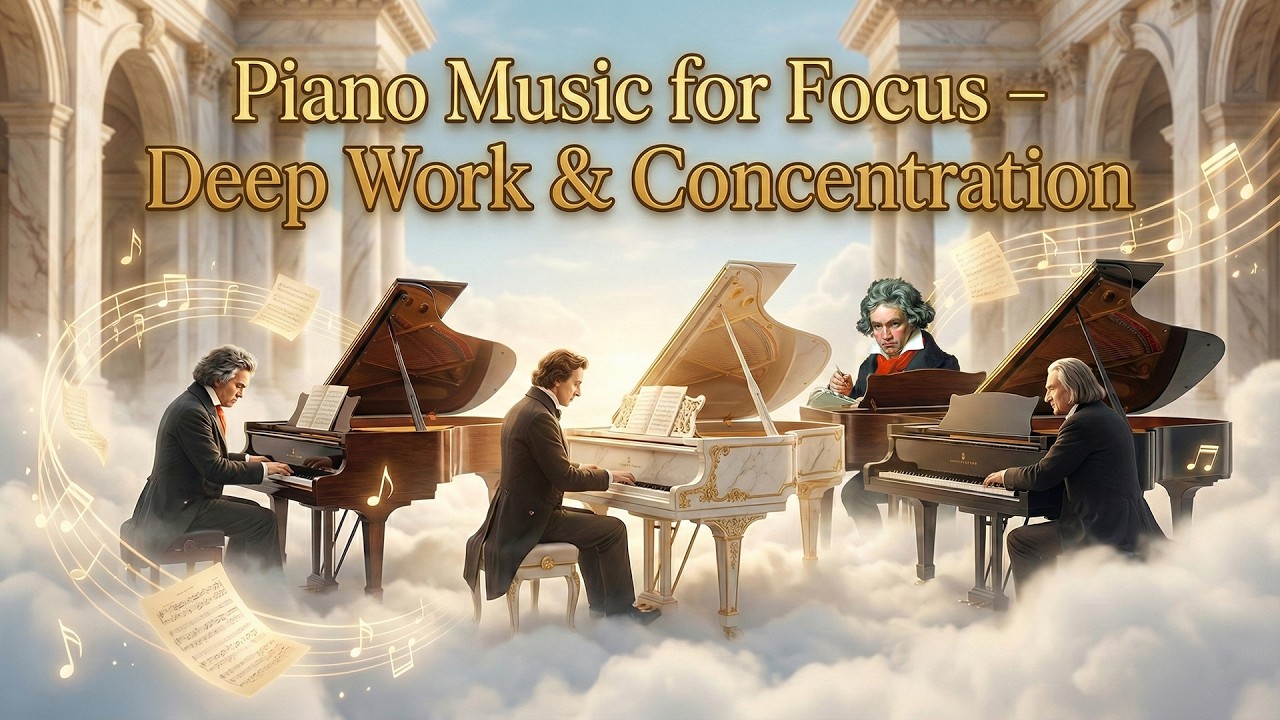 Beethoven, Chopin, Liszt: Classical Piano Music for Deep Work, Focus Mode, & Concentration
