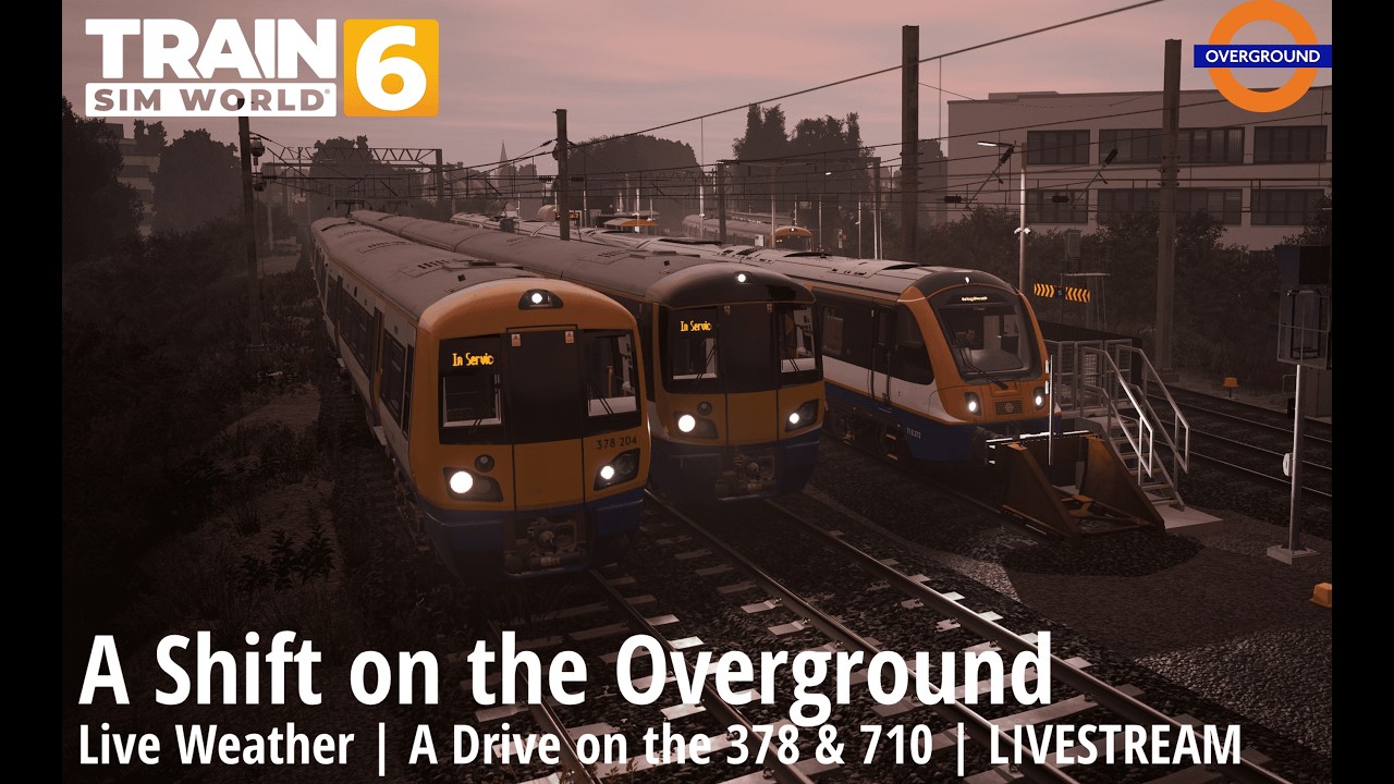 A Shift Overground | Train Sim World 6 | No Commentary | Live Stream