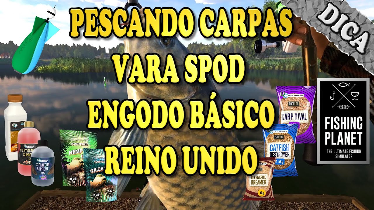 Pescando Carpas únicas utilizando vara Spod e receita de engodo em Weeping Willow - Fishing Planet 🎣