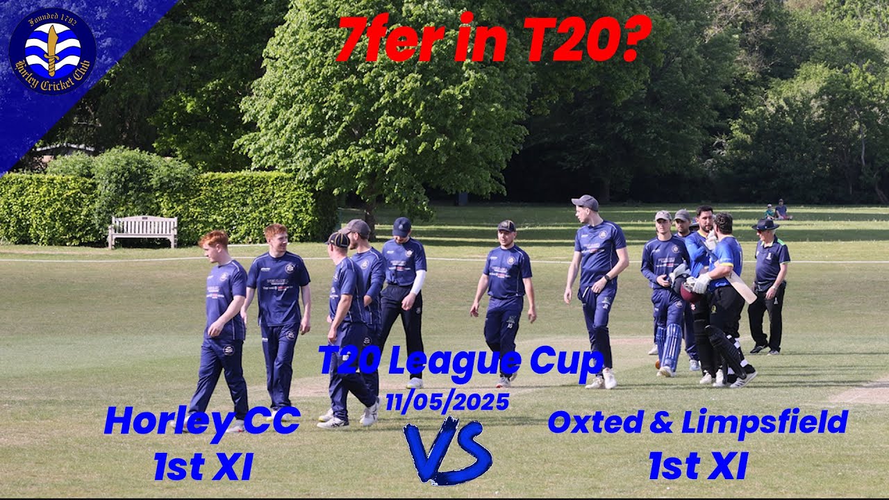 Edwards Cup T20 Action. Dropped catches, huge sixes, excellent bowling Horley vs Oxted & Limpsfield