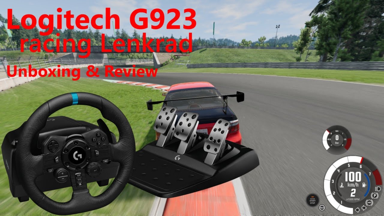 Logitech G923 Racing Lenkrad Unboxing und Test