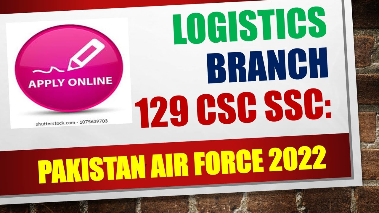 Join Logistics Officer PAF|Logistics Course PAF Jobs 2022|PAF Logistics Branch Test 2022|PAF Officer