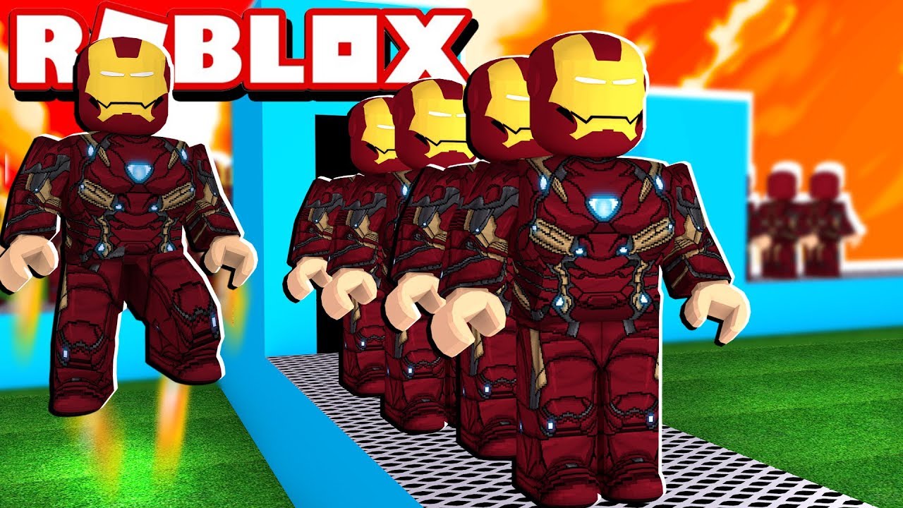 FÁBRICA DO HOMEM DE FERRO NO ROBLOX!! (Super Hero Tycoon)