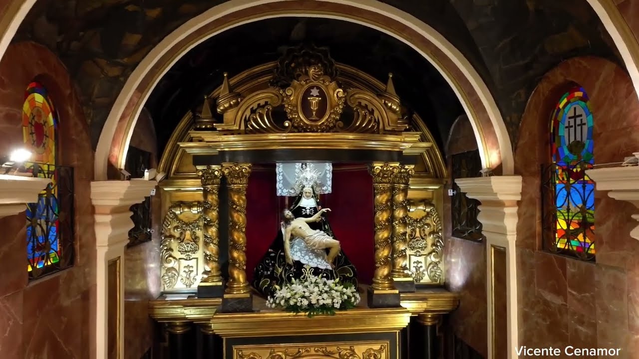 Interior del Santuario de Ntra. Sra de las Angustias. Cuenca