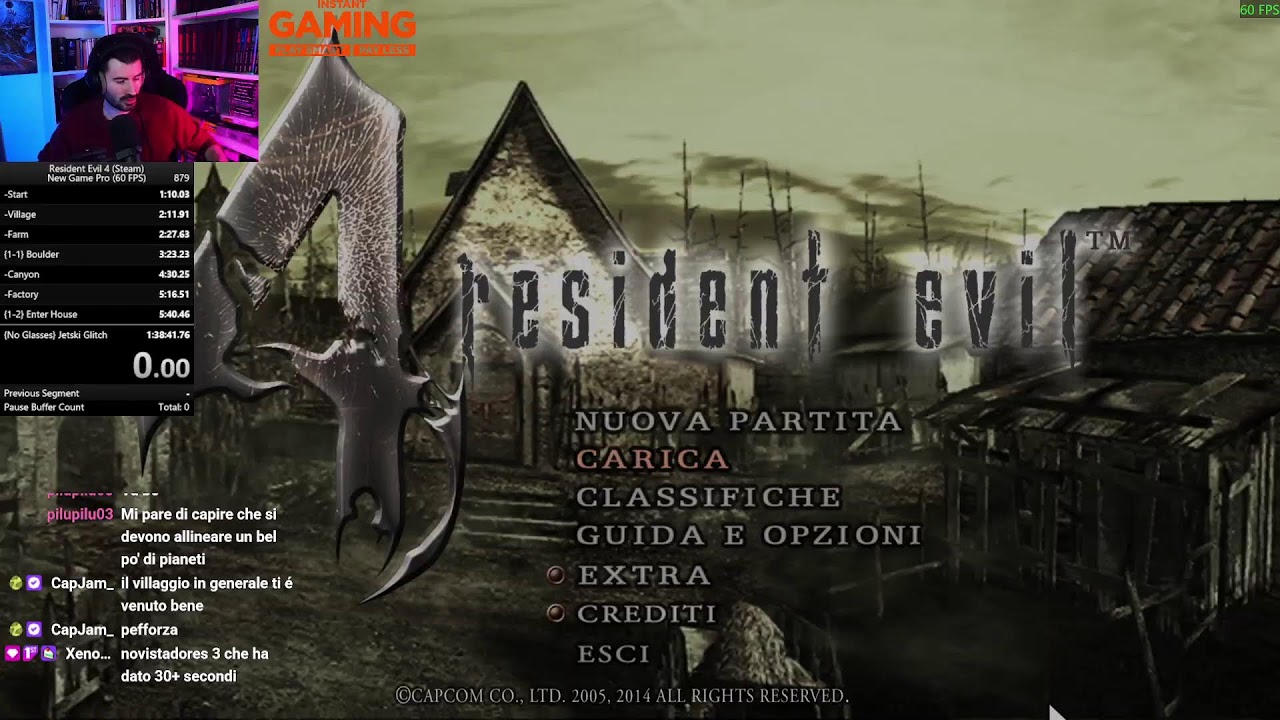 🏃 LIVE 🏃PUNTIAMO RECORD ITA  🏃 SPEEDRUN RE 4 OG 🏃 NG PRO