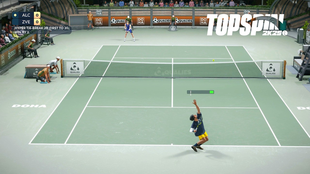 Top Spin 2K25 - Carlos Zverev Vs Alexander Zverev I HYPER TIE BREAK I Doha Open (PS5)