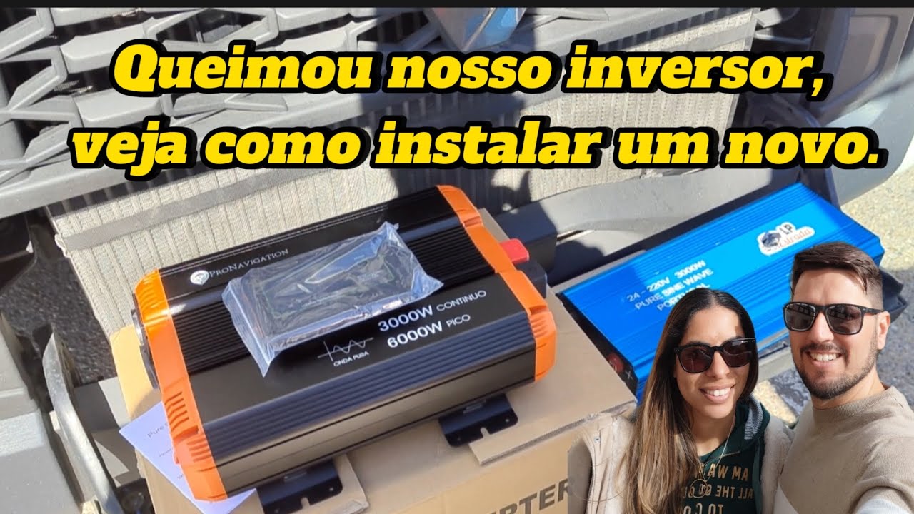 Como instalar inversor no caminhão.  21/24