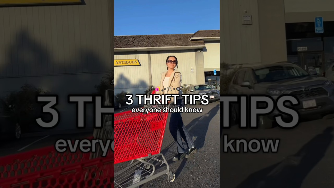 THRIFT TIPS THAT GET ME CUTE FINDS EVERYTIME (also i&rsquo;m back guys! i was sick 😝) #thrift #shopping