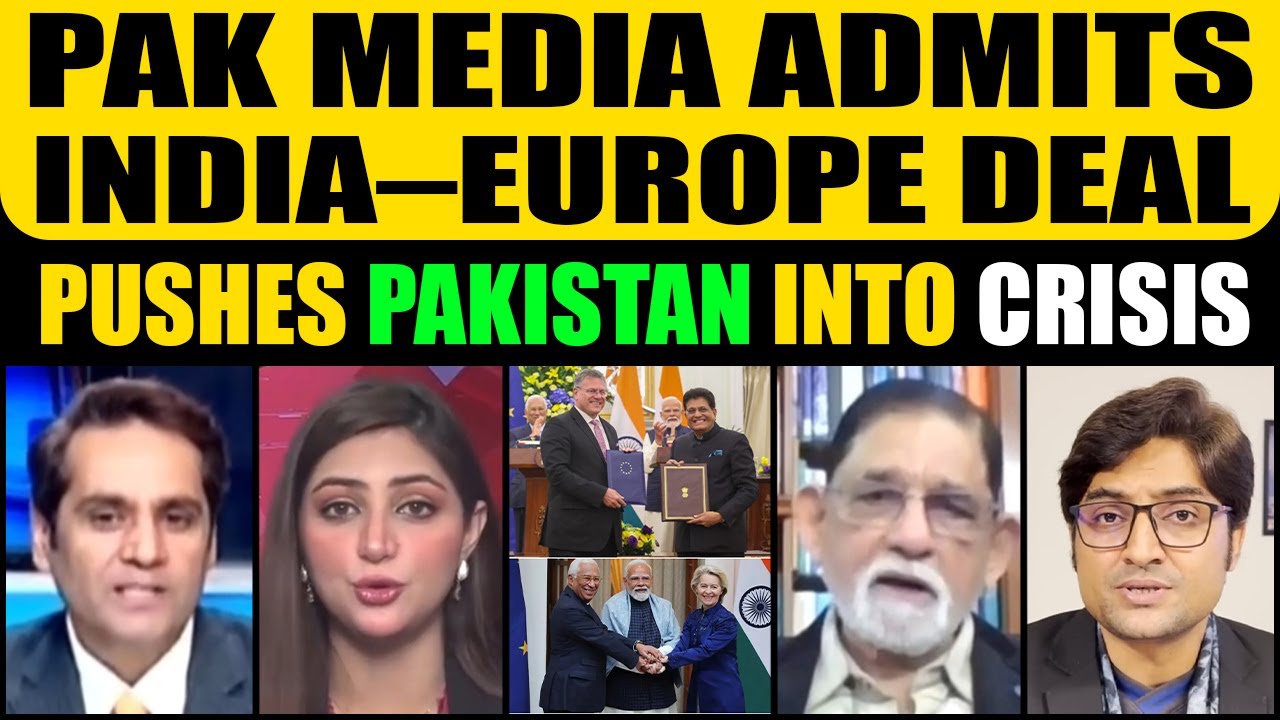 PAK MEDIA ADMITS | INDIA–EUROPE DEAL | PUSHES PAKISTAN INTO CRISIS