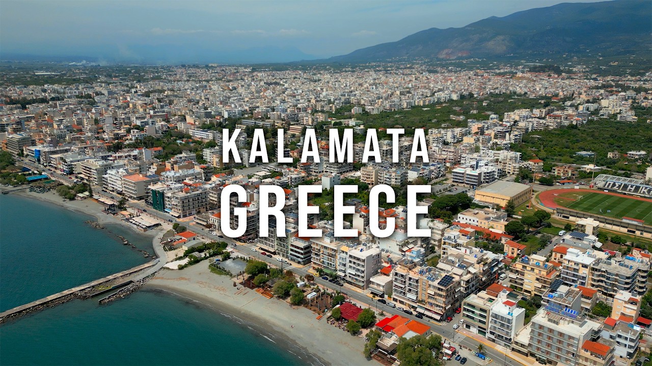 Kalamata Greece 🇬🇷 | Explore the Best Places in 3 Minutes 4K