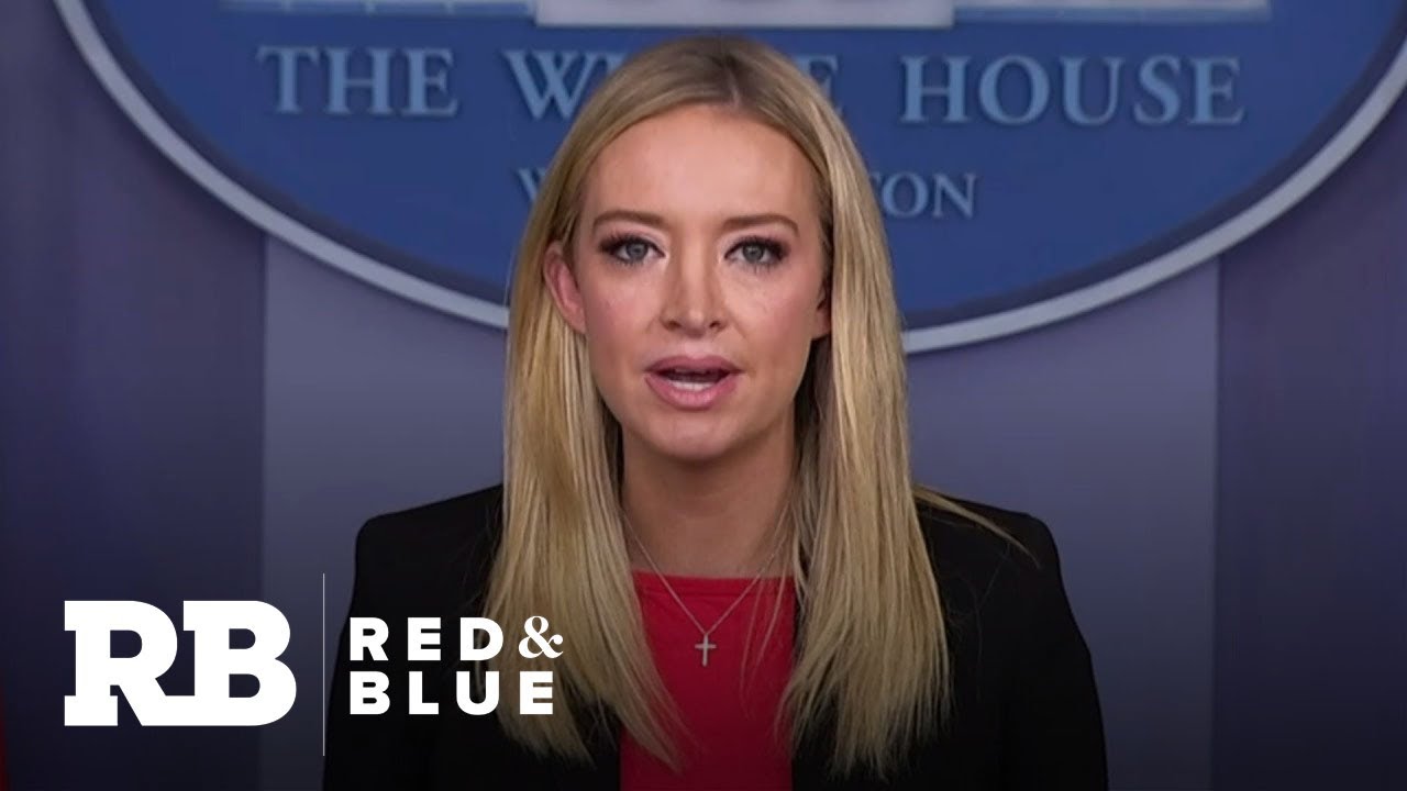 White House press secretary gives one-minute statement on Capitol siege
