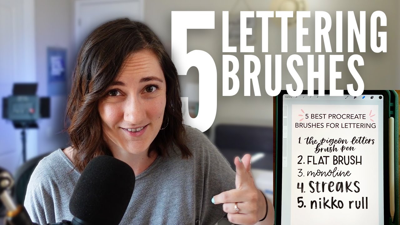 5 кистей для леттеринга в Procreate, которые вам понадобятся