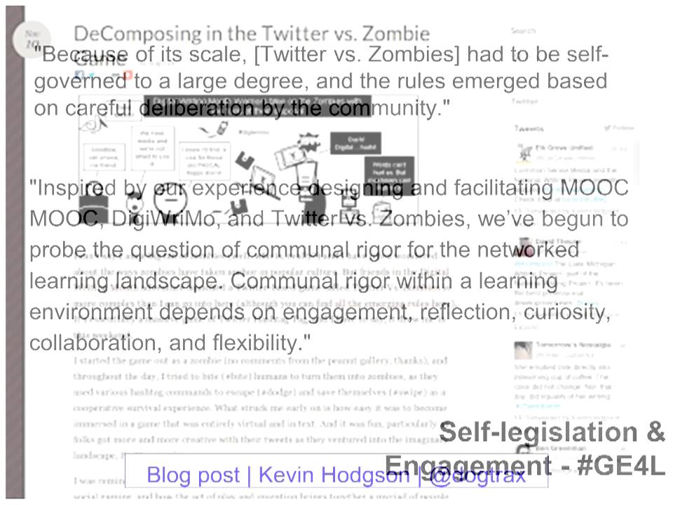 Faculty eCommons: Take a #Bite:  Twitter vs. Zombies and Mass Collaboration