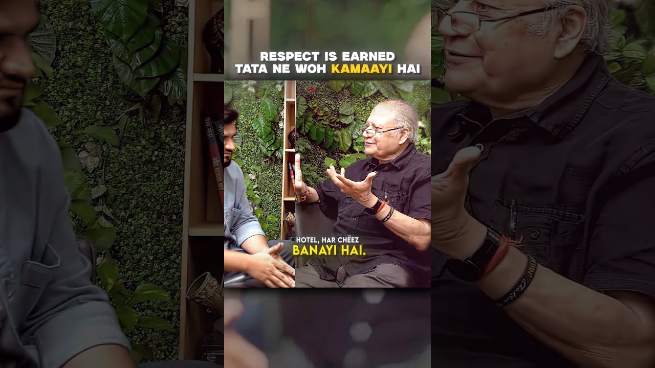 Respect is earned &mdash; aur Tata ne woh kamaayi hai💯#Tata #IndianBusiness #SuccessStory #Respect #Legacy
