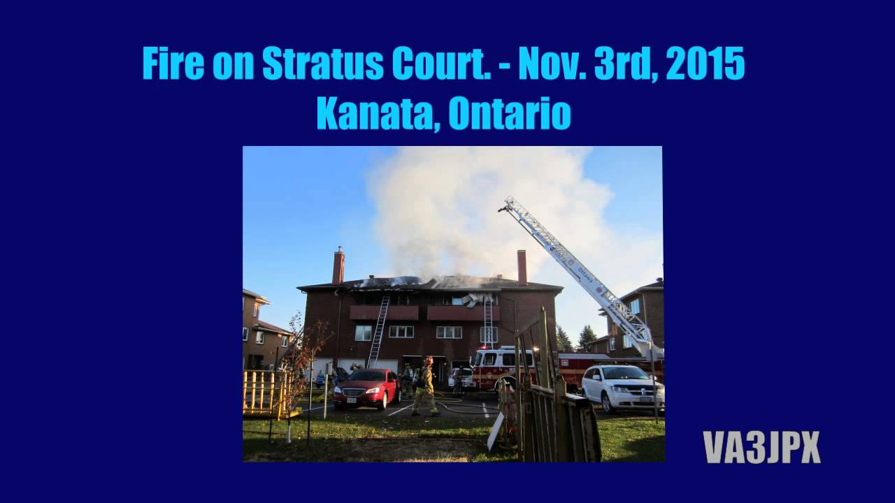 Stratas Court Fire - Scanner Feed