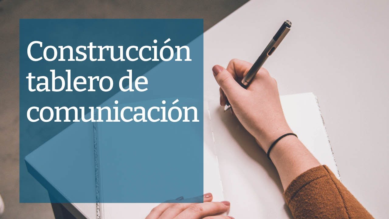 Construcción de un tablero de comunicación - Editorial Altamar