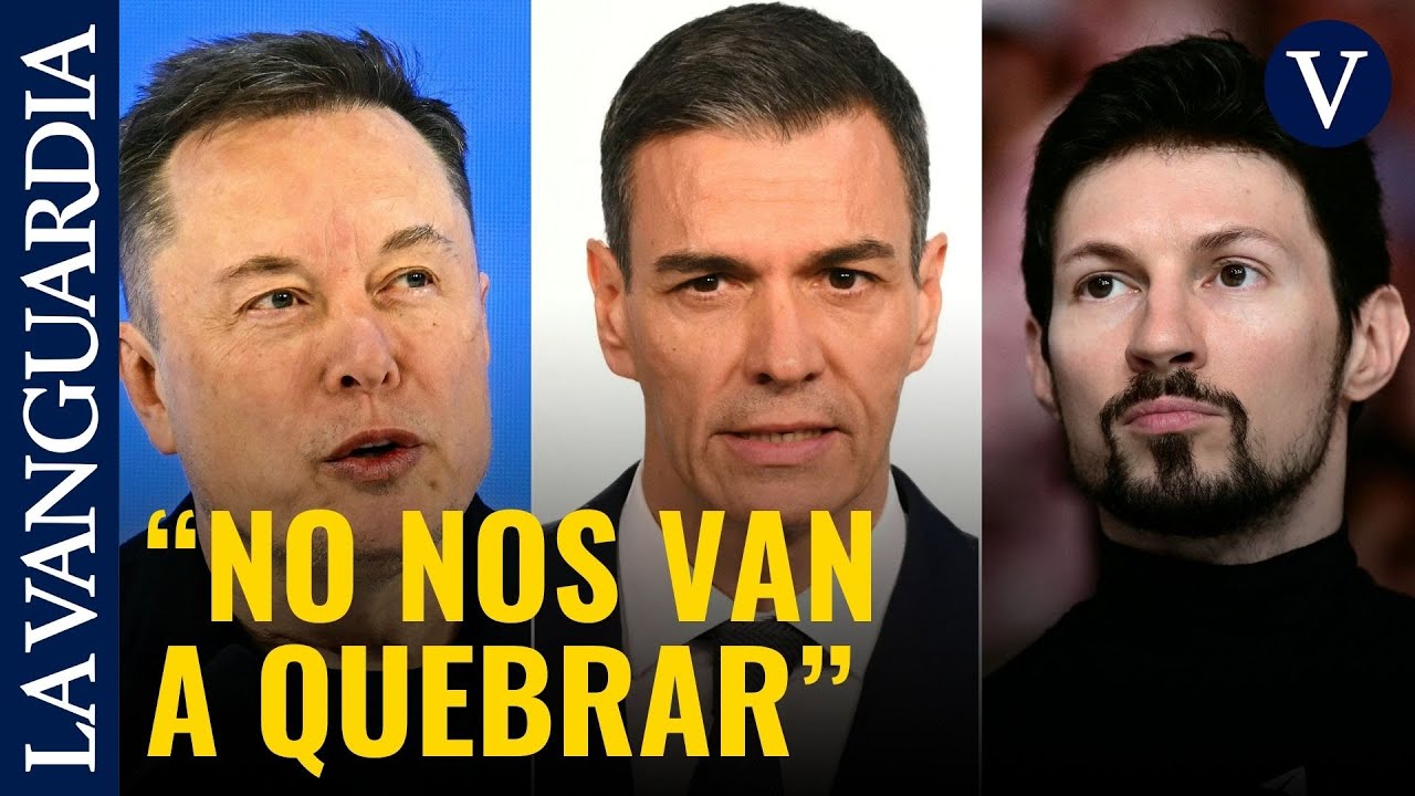 Sánchez mantiene el pulso a los magnates de las plataformas digitales: “No nos van a quebrar”