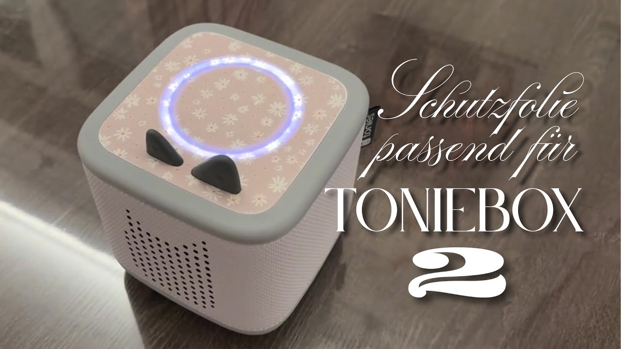 🎧 Toniebox 2 Schutzfolie richtig anbringen – einfache Anleitung ✨