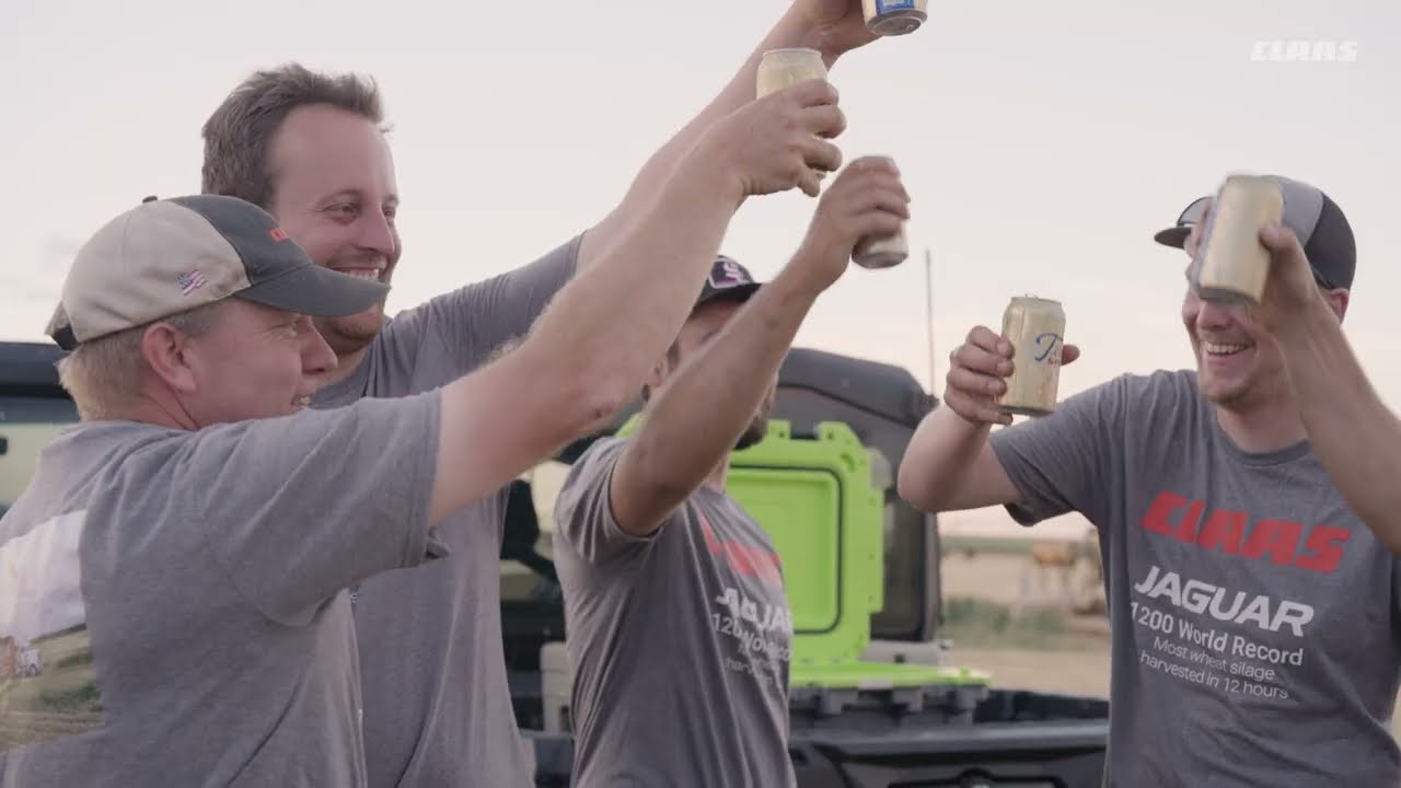 Recorde Mundial do Guinness com o novo CLAAS JAGUAR 1200