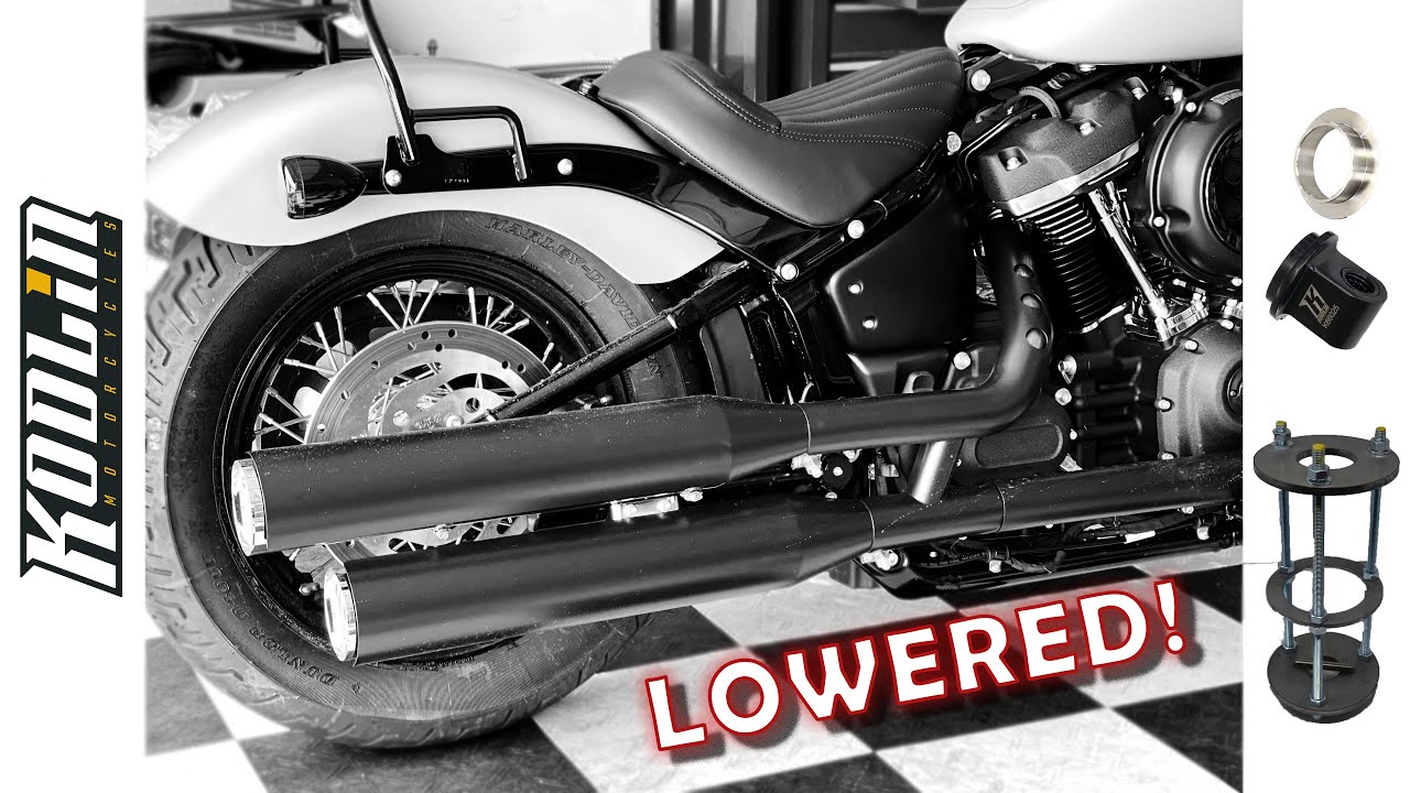 Установка комплекта для понижения подвески Kodlin на Harley Davidson Softail Street Bob